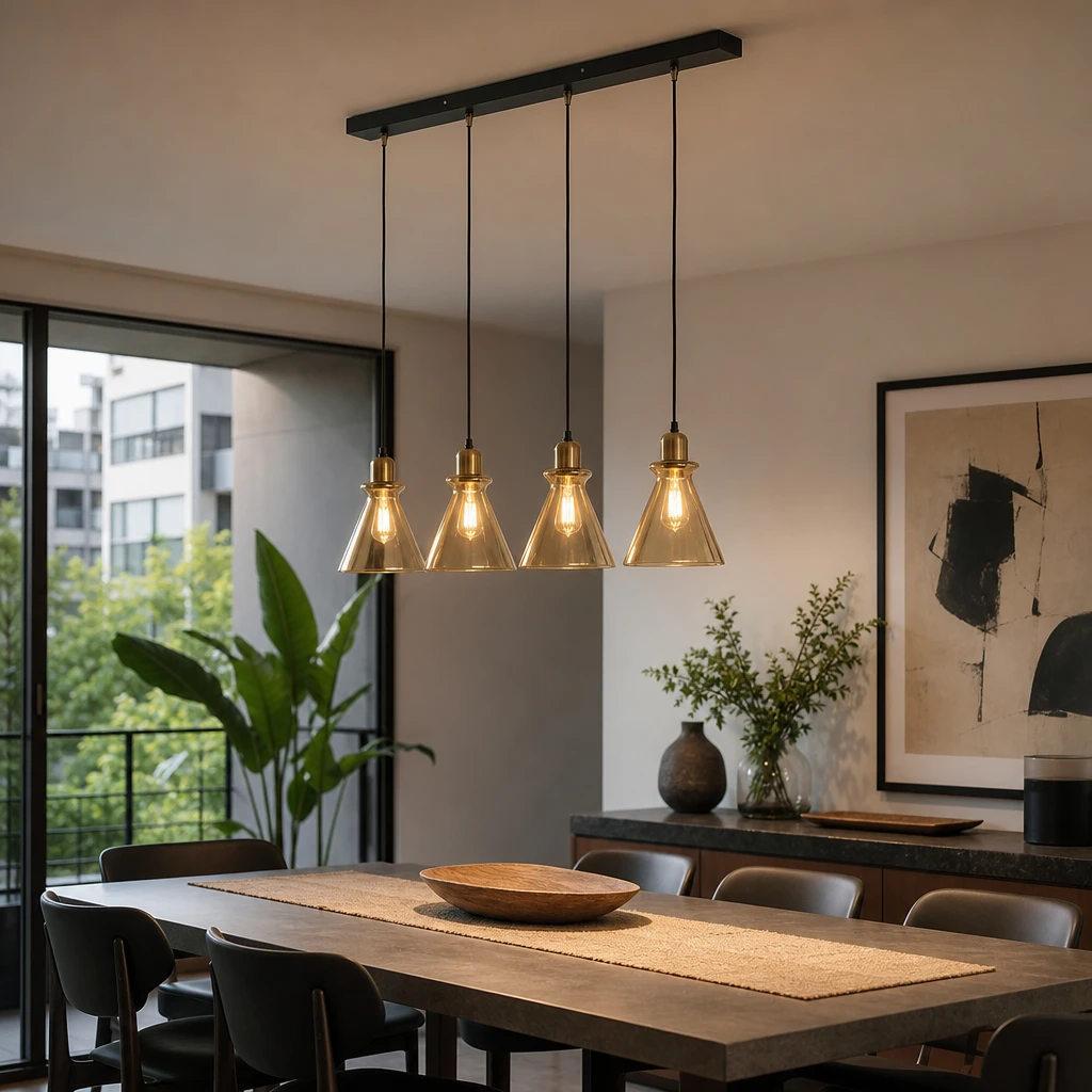 Colgante Lamparas de Techo MARKAS-M47-4BD - Ambiente decorado | Lampamac