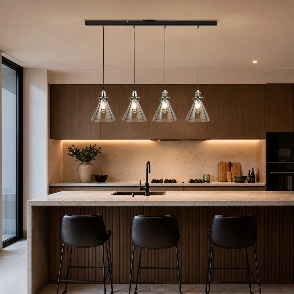 Colgante Lamparas de Techo MARKAS-M47-4BP - Ambiente decorado | Lampamac