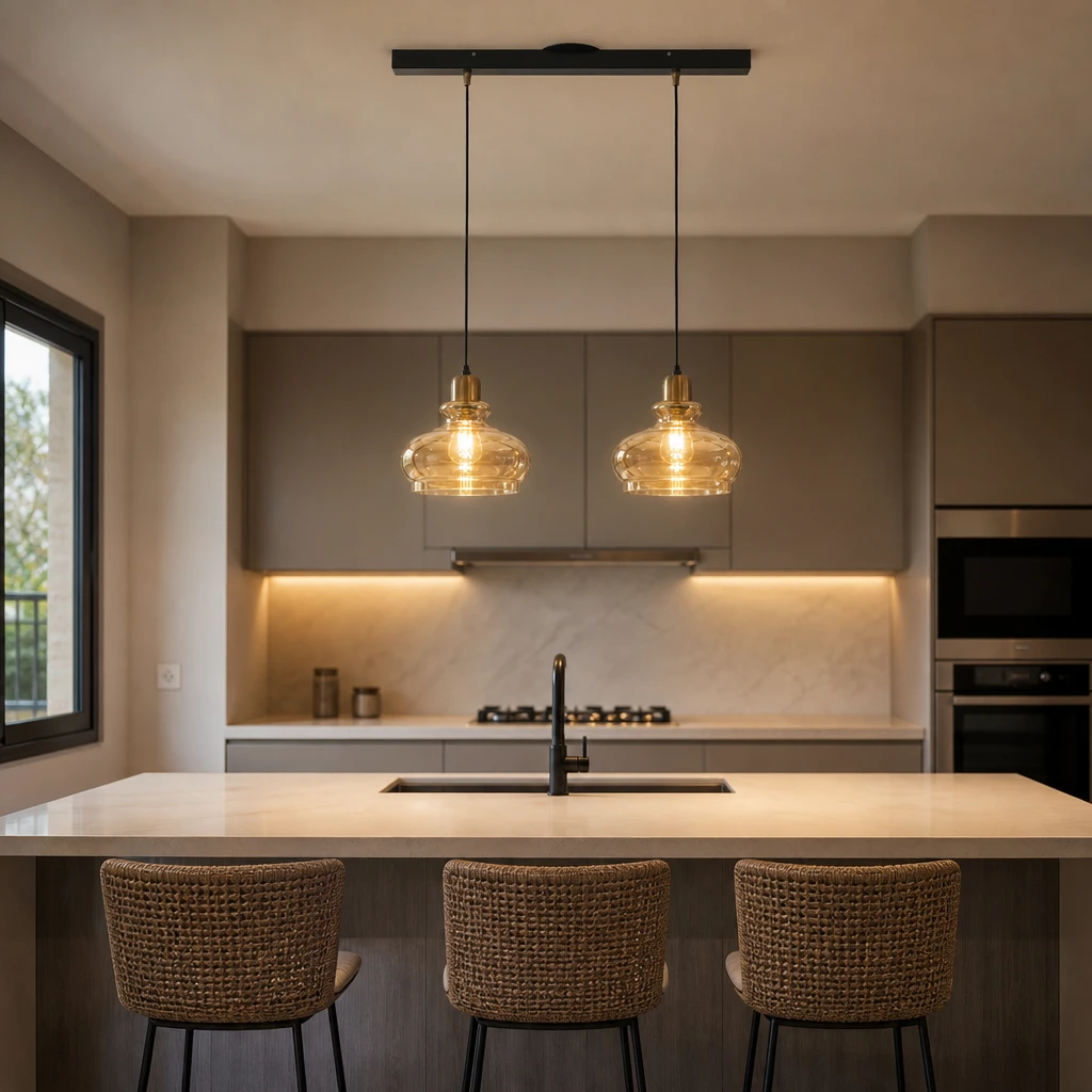 Colgante Lamparas de Techo MARKAS-M48-2BD - Ambiente decorado | Lampamac