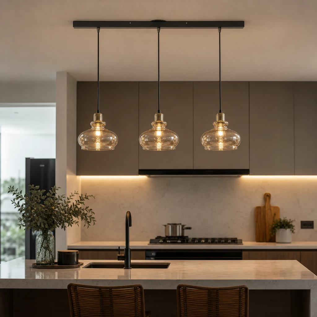 Colgante Lamparas de Techo MARKAS-M48-3BD - Ambiente decorado | Lampamac