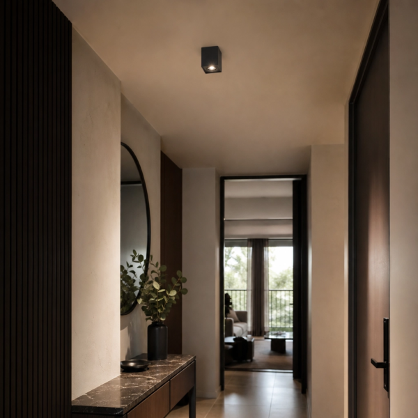 Plafon Lamparas de Techo MARKAS-P5802BK - Ambientada | Lampamac