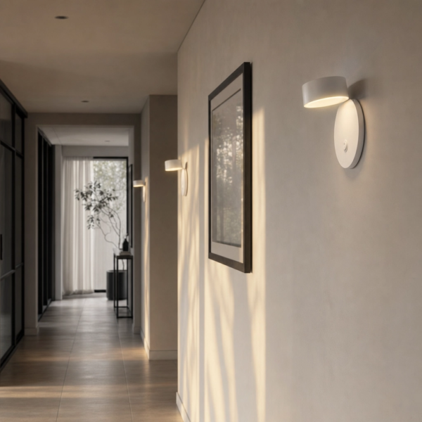 Cutrofiano | Aplique Metal Moderno Práctico Lector LED en pasillo moderno argentino